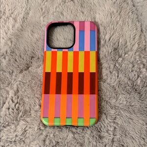 iPhone 15 Pro Max Colorful Striped Phone Case
